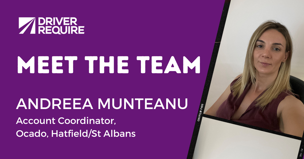 Meet the team Driver Require Andreea Munteanu