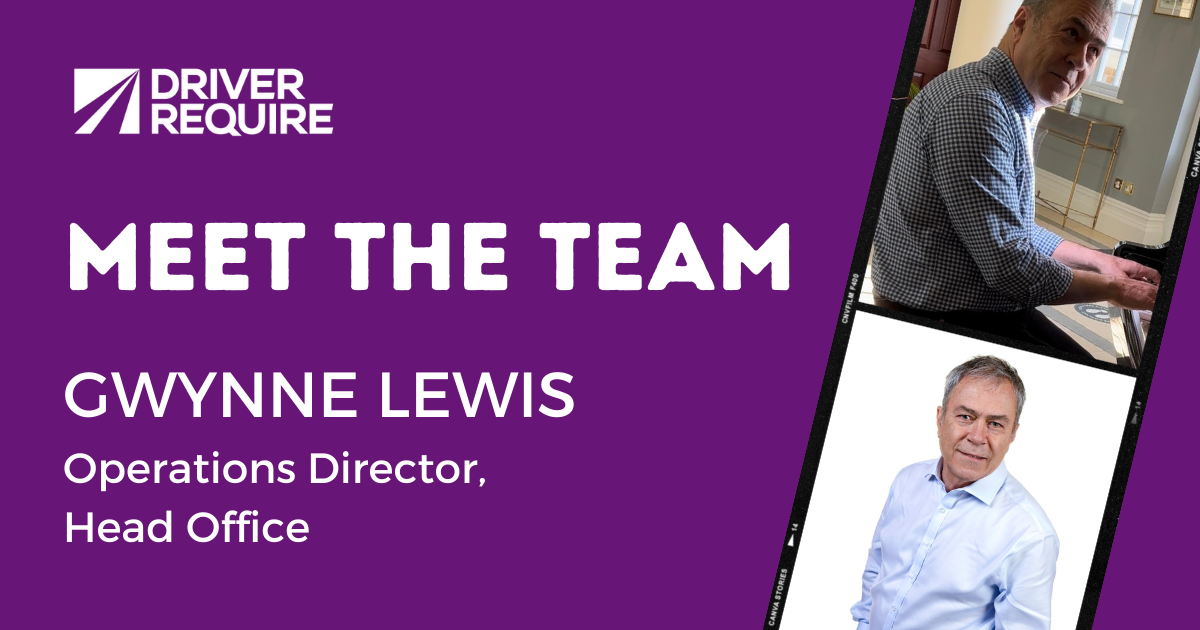 Meet the team Driver Require Gwynne Lewis