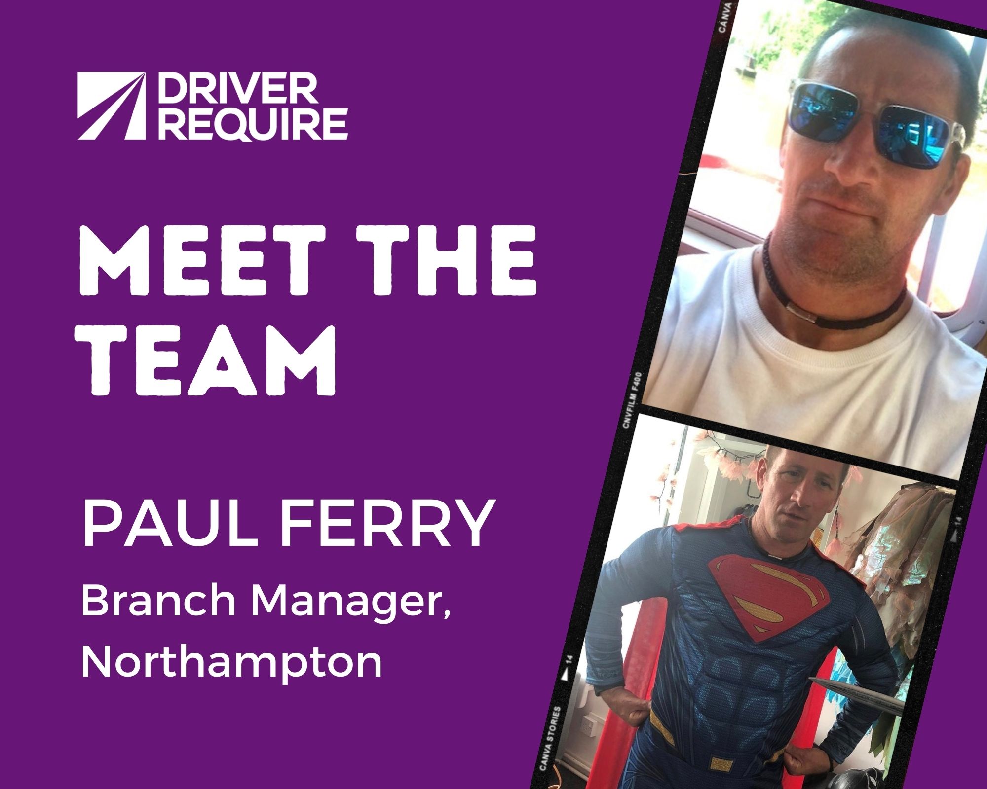 Meet the Team Driver Require Paul Ferry