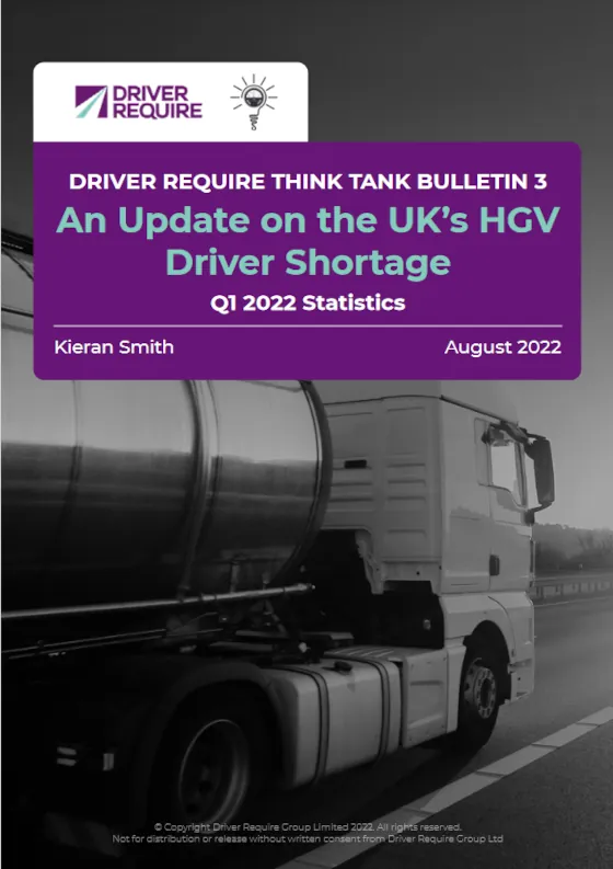 BULLETIN: AN UPDATE ON THE UK’S HGV DRIVER SHORTAGE